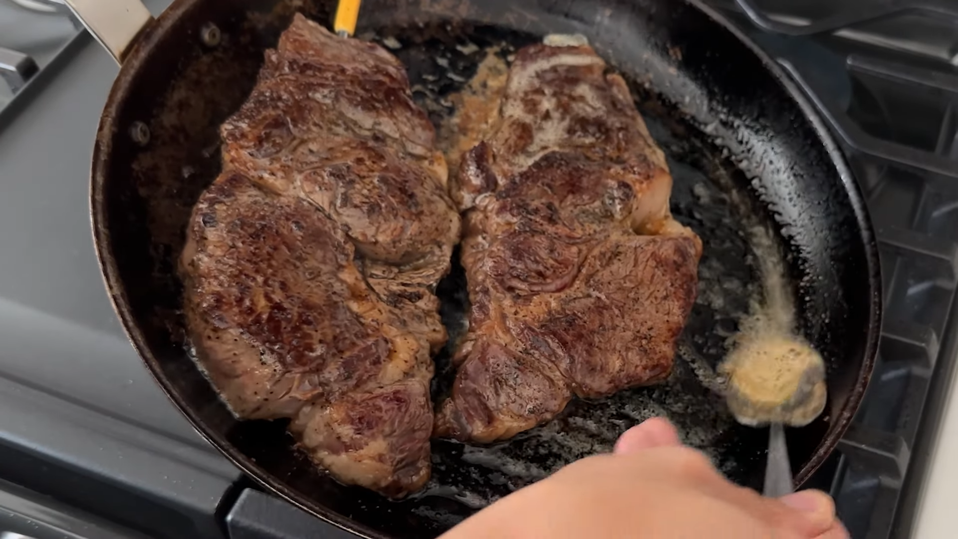 Butter-basted steak